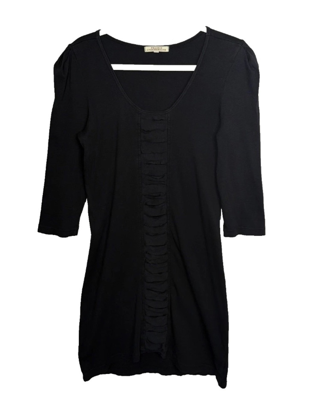Prairie Underground Black Mini Dress Women's Large